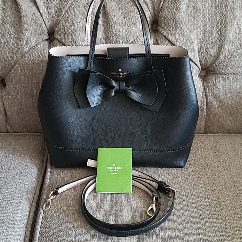 Kate Spade Vanderbilt bow scalloped crossbody